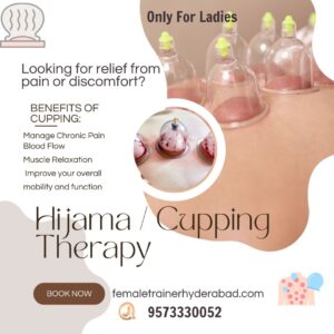 Ladies Hijama cupping therapy in Hyderabad