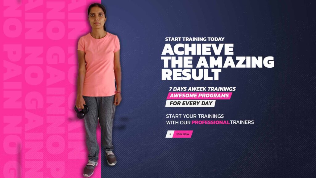 Female fitness trainer Hyderabad