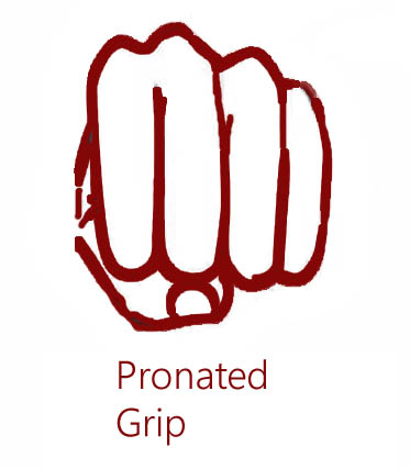 Pronated grip works better